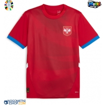 Moški Nogometni dresi Srbija Domači EP 2024 Kratek Rokav